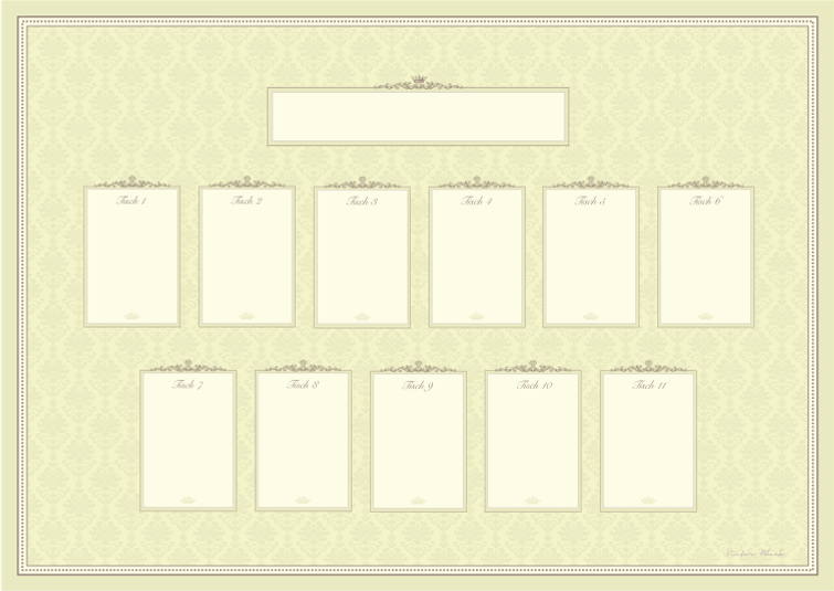 Tischplan Classic lind